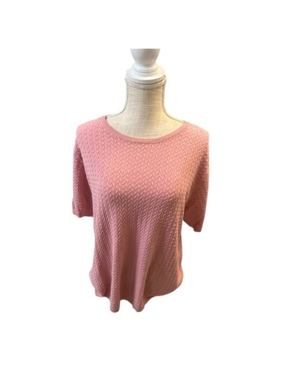Soft Pink Short Sleeve Top